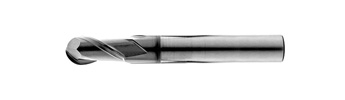 ACB TB Coating Ball Nose End Mill - 2 Flutes