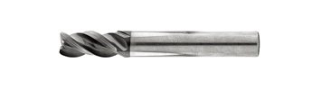 CR-AA TB Coating Corner Radius End Mill - 3 Flutes