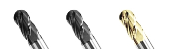 PVBSX 4刃長刃有效不等球型立銑刀