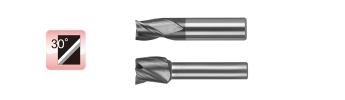 3刃 泛用型短刃立銑刀 - 車銑複合機用
