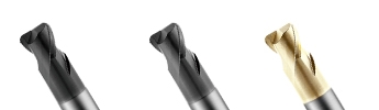 P-UCRS  Taper Neck Corner Radius End Mill - 2 Flutes