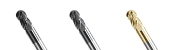 Ball Nose End Mill - 4 Flutes - P-UBT