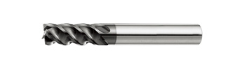 FHPS Short Flute Square End Mill - 4 Flutes